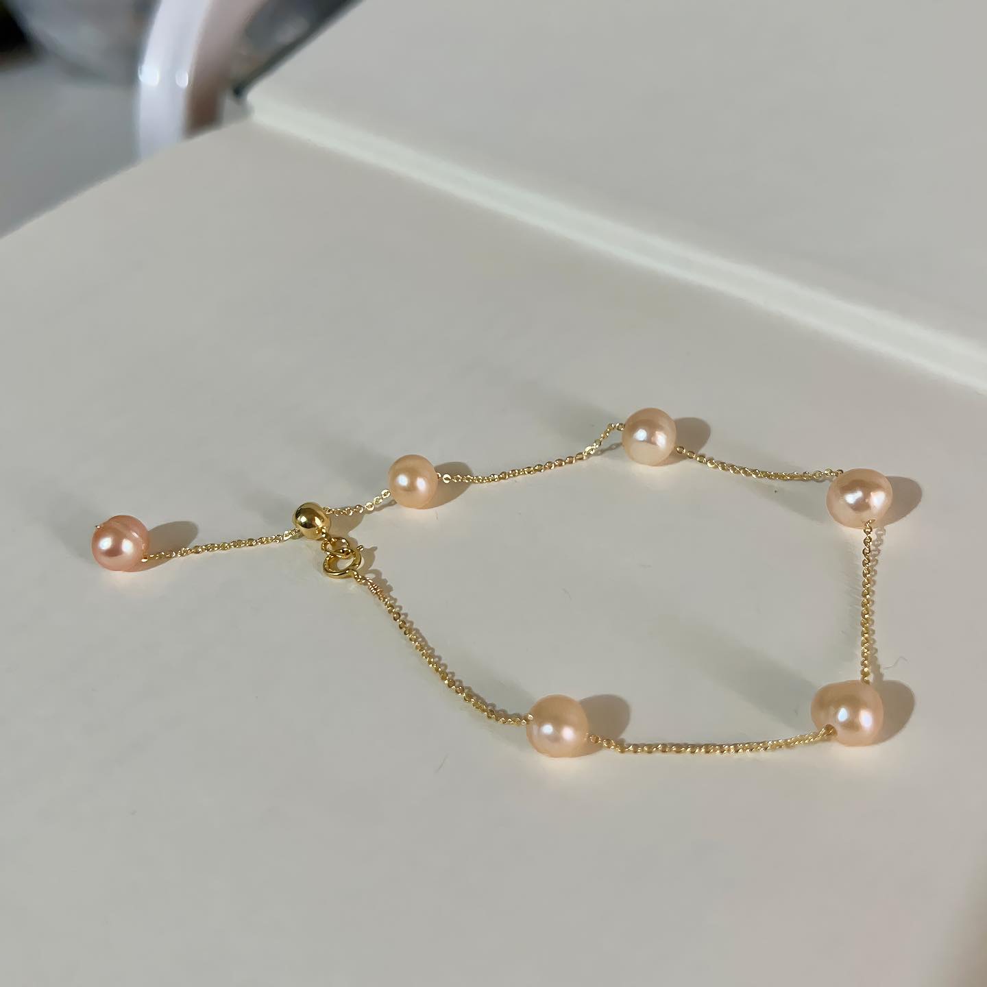 Station Freshwater Pearl Bracelet Cream